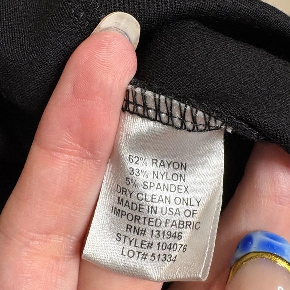 Jude Connally Women's Nadine Ponte Shift Dress in Black Size XS - Picture 4 of 6